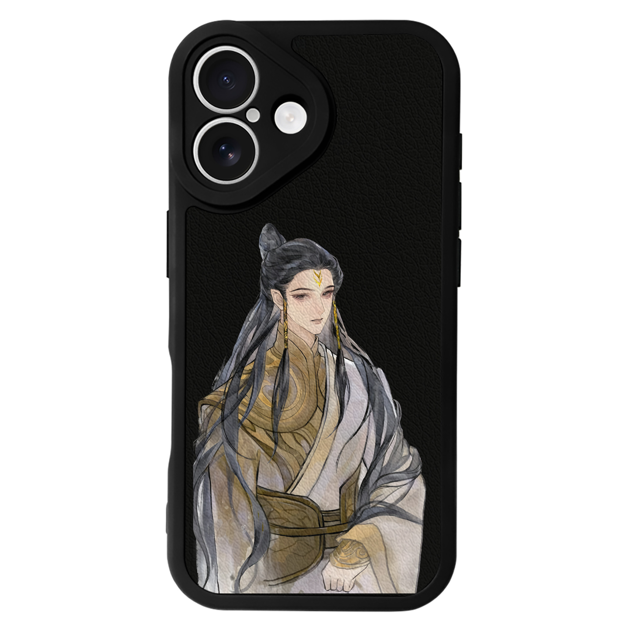 （画像用） Ne Zha 2 ナタ 魔童の大暴れ 【iPhone 16シリーズ対応】シリコンスマホケース（レザー調） 材質：シリコン